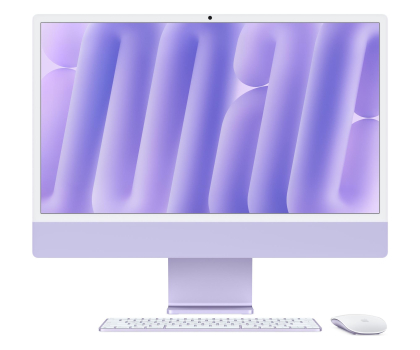 Komputer All In One Apple iMac 24 M4/16GB/512/MacOS Retina 4,5K Fioletowy 8R GPU